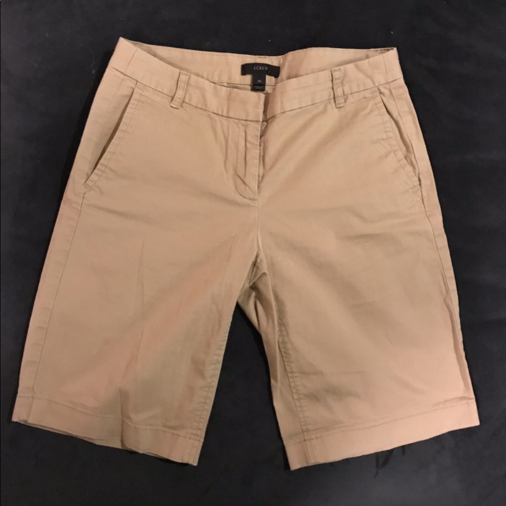 J. Crew Khaki Bermuda Shorts - Picture 1 of 3